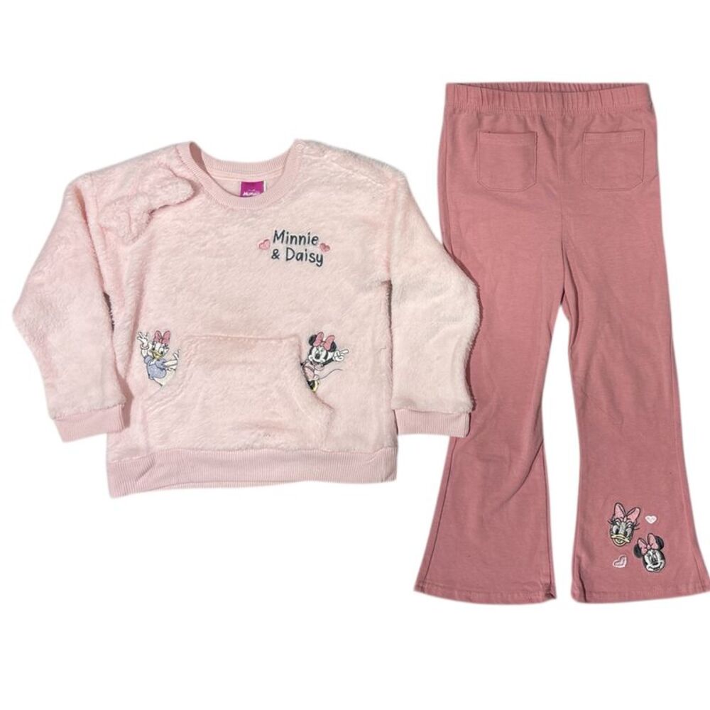 Childrens Apparel Network Girl's Cozy 2-Piece Character Set - Minnie Mouse